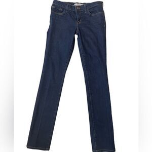 J Brand dark wash straight leg mid rise SZ 28"